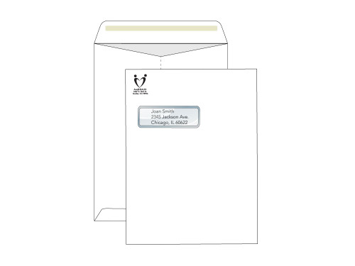 Size 9 x 12 Catalog Window Envelope
