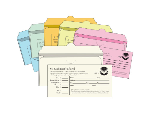 Colored Offering and Tithe Envelopes - EN1083