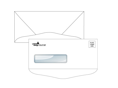 Custom Reverse Flap Security Envelopes - EN1118
