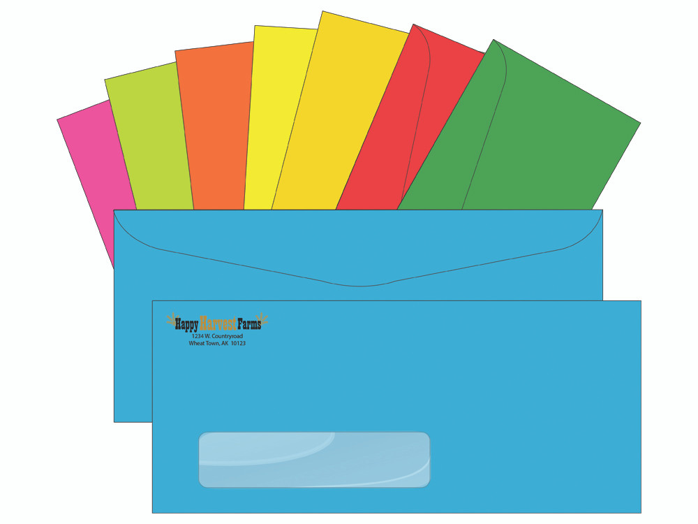 Assorted Custom Envelopes with Windows
