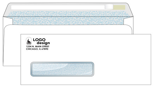 Custom #10 Self Seal Window Envelopes - EN1005