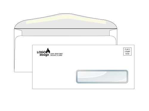 Custom Right Window Envelopes - EN1042