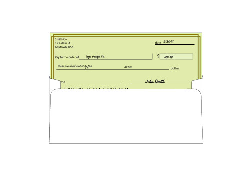 Custom Check Envelopes - #8 5/8 - EN1111