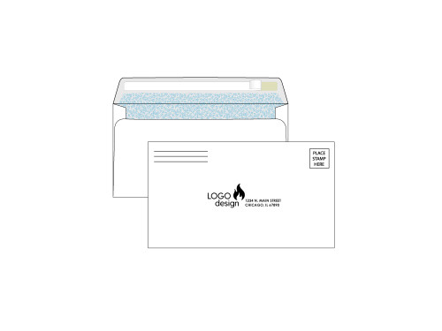 Self Seal #6 3/4 Custom Security Envelopes - EN1120