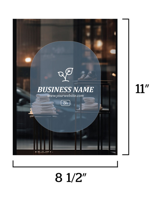Full Color Window Decal, 12 x 12 - D1001