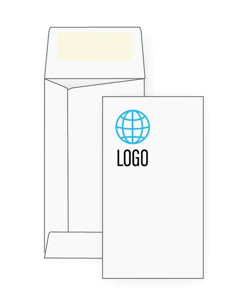 Custom #7 Coin Envelope White - EN1081