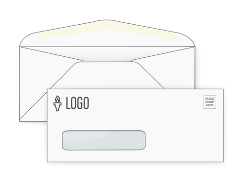 #10 Standard Window Envelope